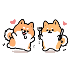 It moves! A tiny Shiba Inu