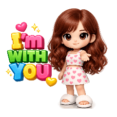 Easy Chat Girl Stickers