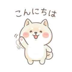 上班族必備！白柴犬職場敬語貼圖