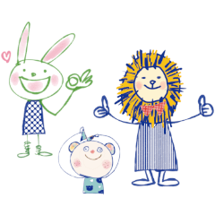 W. はなちゃん P. 97 よく使う動物スタンプ