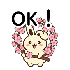 Party Rabbit: Spring Greetings & Hanami