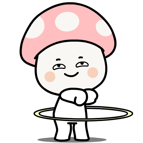 Weird Pink Mushroom 2 : Effect stickers