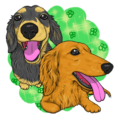 犬っぽさ全開のダックスたち Line スタンプ Line Store 犬っぽさ全開のダックスたち Line スタンプ Line Store