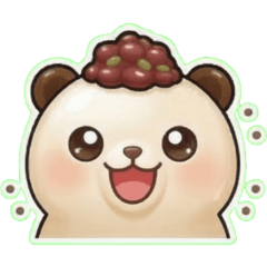 米苔熊的4月Q彈表情貼 V