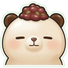 米苔熊的4月Q彈表情貼 III