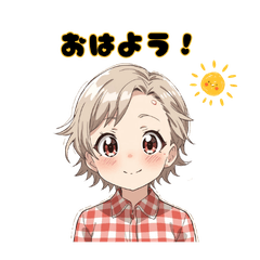 Energetic Grandma in Red Gingham!