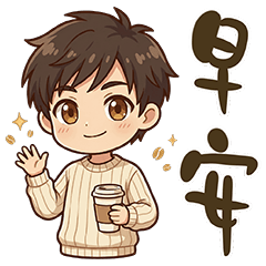 咖啡控日常-隨時來一杯(男孩版)