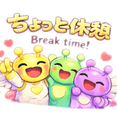 Daily Space Angel Stickers - Yuko sun