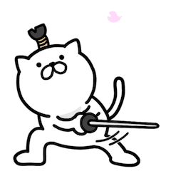 ☆動く☆つかいやすいねこです。武士と春
