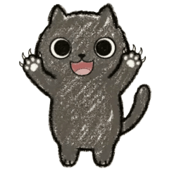 [Moving] grey cat ARM012