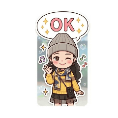 曉薇的表情與鼓勵