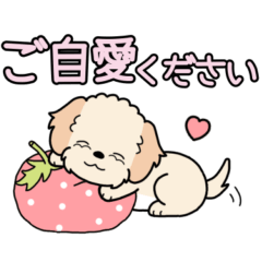 やさしいマルプー『春スタンプ』2