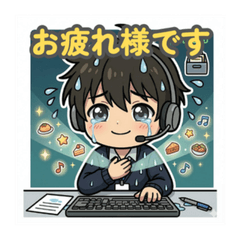 Night Shift Call Center Stickers