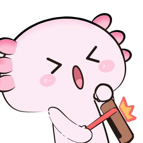 Funny Axolotl 3 : Pop-up stickers