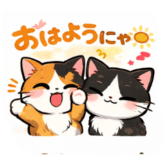 Marin & Koume Cute Cat Stickers