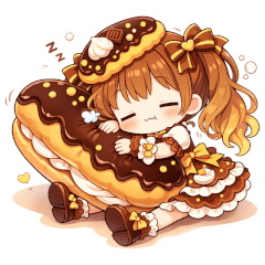 Eclair-chan Sticker