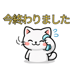 White Cat Report Stickers