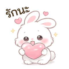 Fluffy Bunny So Cute Sweet Words