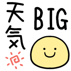 WEATHER REPORT-FACE BIG STICKER