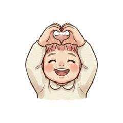 Cute Kawaii Girl Everyday Stickers