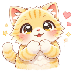 友達に使える♡ゆるにゃん猫スタンプvol2