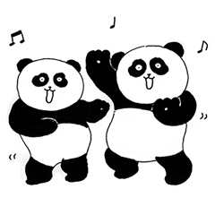 Cute & Funny Panda Stickers
