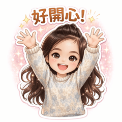 《暖心日常女孩｜超實用可愛貼圖》