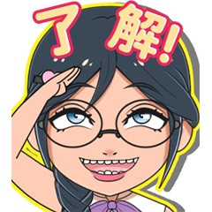 PlayfUl Glasses Girl 2