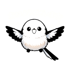 Fluffy Long-tailed Tit: Polite Bird