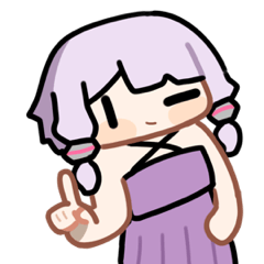 うごく!結月ゆかりと紲星あかりのスタンプ