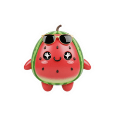 Sweet Watermelon: Summer Fun Emoji