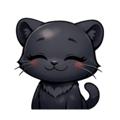 Black Panther Girl Stickers