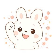 Mochi Usa: Healing & Cheer Stickers
