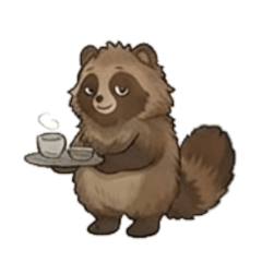Raccoon Dog's Daily Life 40Illustrations