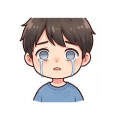 我就想躺平-眼淚製造機表情貼