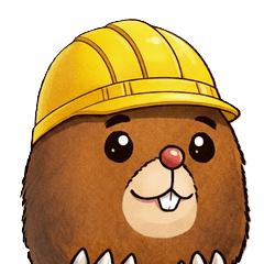 Construction Mole Stickers