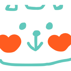 臉上有腮紅的生物