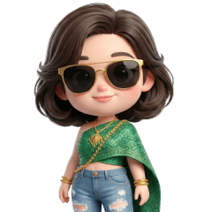 Hot Teacher : Green Sabai & Jeans