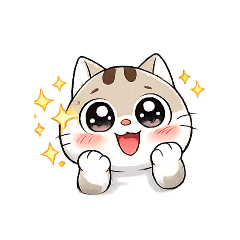 Cute Catty sticker pack