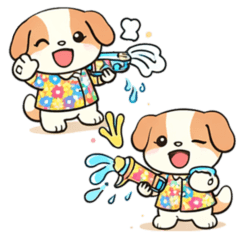 Doggy Songkran