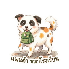 School Panda-Dog