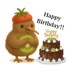 Cute kiwibird daily life (EN)