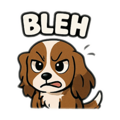 Basset Hound Dog V1 Brown and white