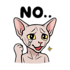 Ukrainian Levkoy Cat V1 Funny