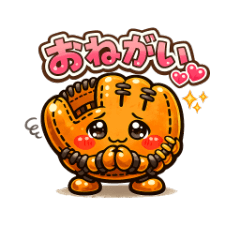Cheerful Glove-kun Stickers