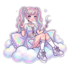 HARAJUKU GIRL Pastel Gal Style2