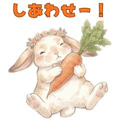 Cute bunny stickers2026