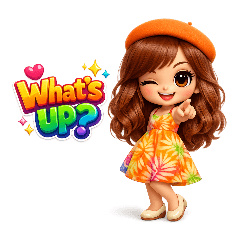 Pastel Cute Girl Stickers