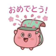 Pote-sel Cute School Bag Spring Life