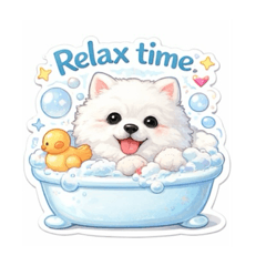 可愛狐狸犬棉花糖